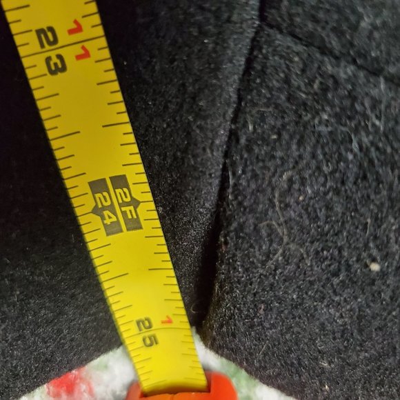 Giii Apparel Black Button Up Cashmere Pea Coat Size L - Picture 7 of 8